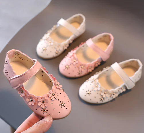 Baby and Toddler floral designed ballet flat shoes