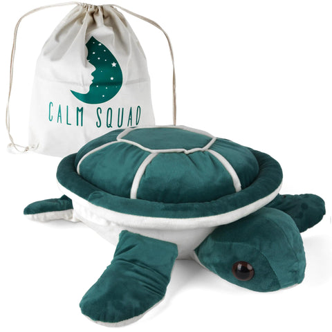 CALM SQUAD Lou The Turtle Stuffed Plush Animal Toy