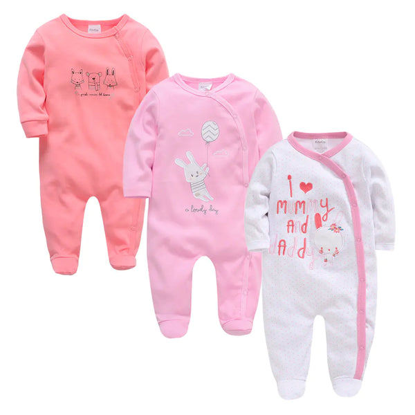 Long sleeve 3-Piece Baby Outfit Set Onesies
