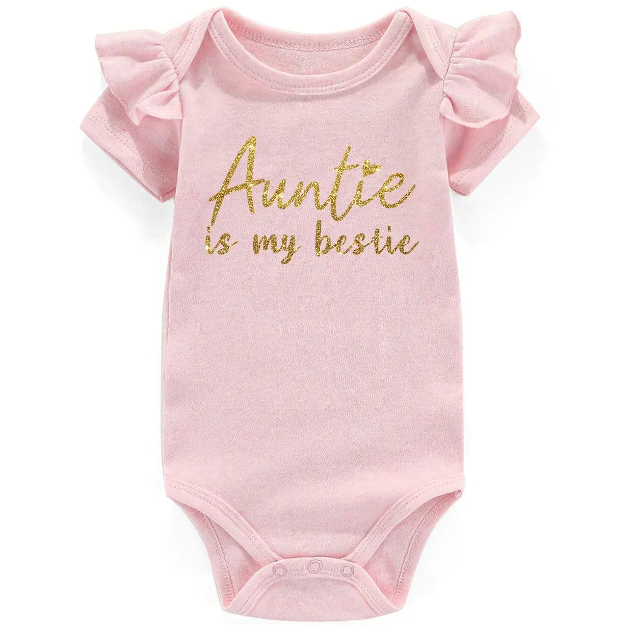 Auntie Is My Bestie  Baby Bodysuit