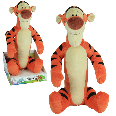 Disney Classics Friends Large 13.5-Inch Plush Tigger from Winnie the Pooh Stuffed Animal Tiger Kids Toys for Ages 2 Up by Just Play