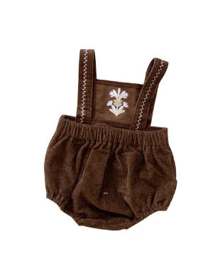 Cotton Cute Baby Girl Bodysuit with Bib Set