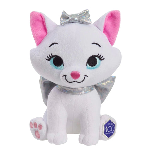 Just Play Disney100 Years of Wonder Marie Small Plush Stuffed Animal Kids Toys for Ages 2 Up