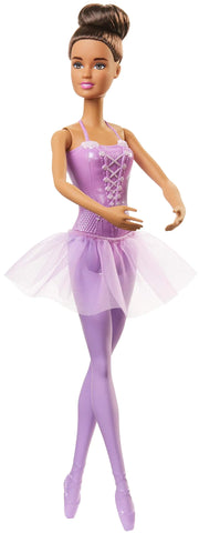 Barbie Ballerina Doll with Tutu and Sculpted Toe Shoes Brunette