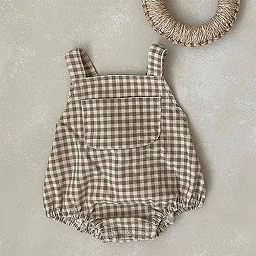 Sleeveless Corduroy Onesies for Newborns (Spring/Autumn)