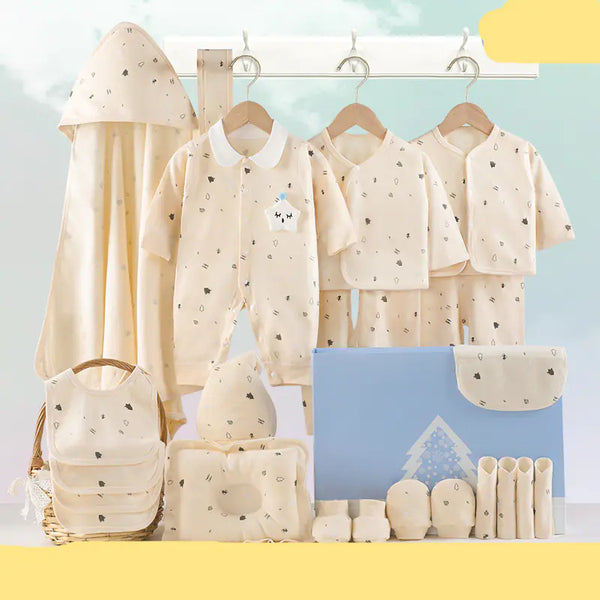 Newborn Gift Box Set with Cotton Summer Baby Clothes
