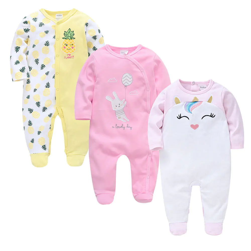 Long sleeve 3-Piece Baby Outfit Set Onesies
