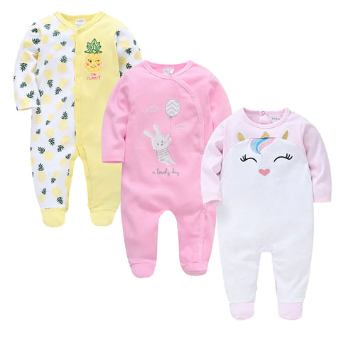 Long sleeve 3-Piece Baby Outfit Set Onesies
