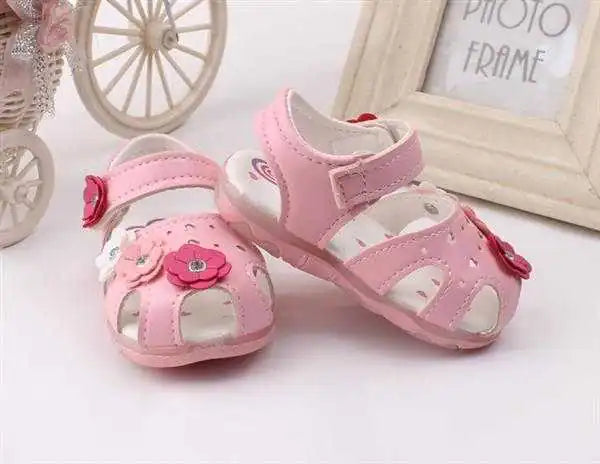 Flower Sandals for Toddlers, Light-Up Princess Shoes