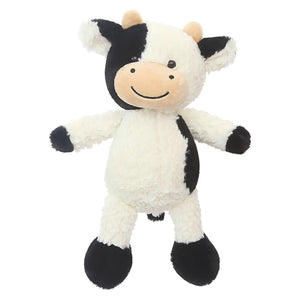 FAYUAKU 9" Cow Stuffed Animals Plush Toy (11.8" Black Cow)