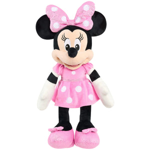Disney Junior Mickey Mouse Large 19-inch Plush Minnie Mouse Kids Toys for Ages 2 Up by Just Play