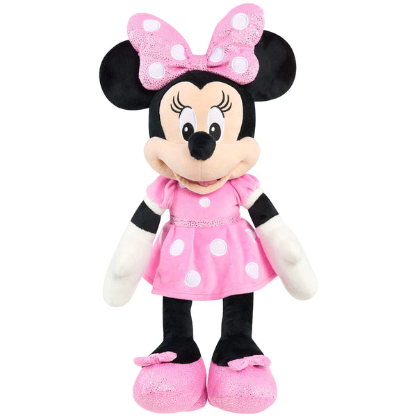 Disney Junior Mickey Mouse Large 19-inch Plush Minnie Mouse Kids Toys for Ages 2 Up by Just Play