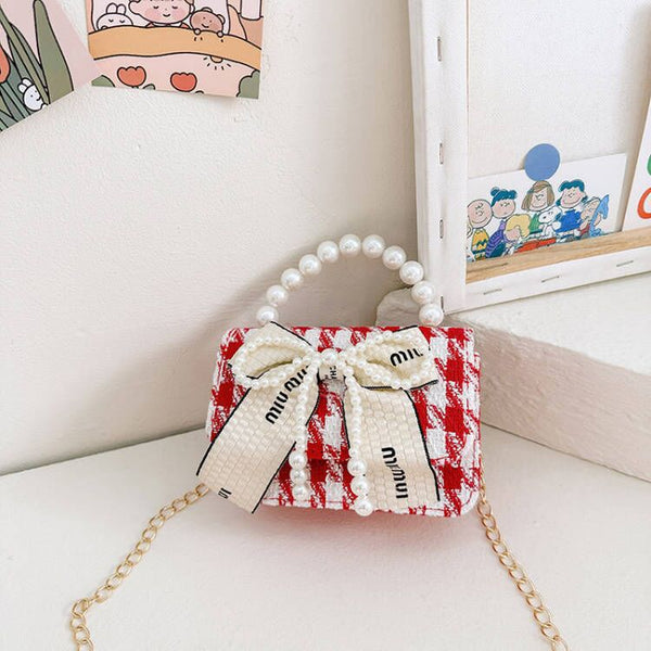 Stylish And Versatile Girls Portable Red Crossbody Handbag