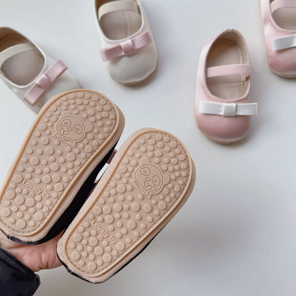 Baby Girl Cute Bow Toddler Soft-Sole Anti-Slip Walking Shoes