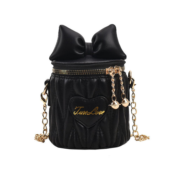 Kids' Zipper Bucket Crossbody Bag