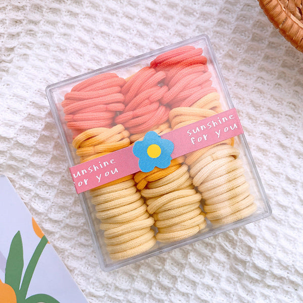 Solid Color Hairband 90-Piece Set