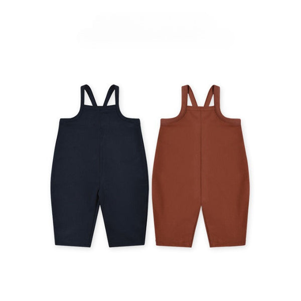 Solid Color Loose Comfy Romper