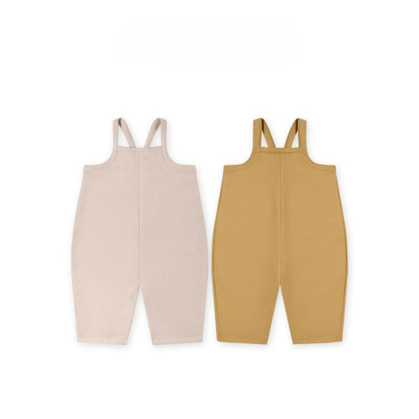 Solid Color Loose Comfy Romper