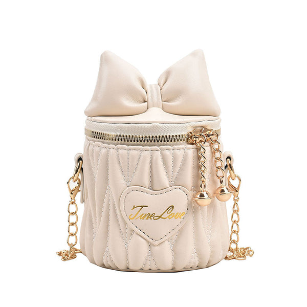 Kids' Zipper Bucket Crossbody Bag