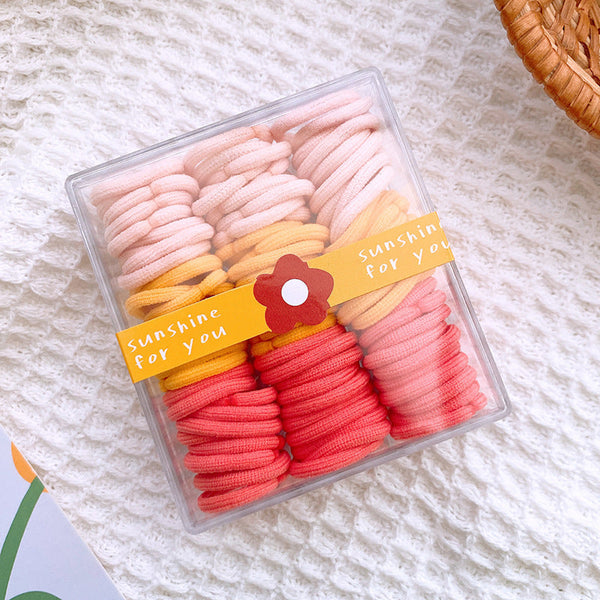 Solid Color Hairband 90-Piece Set