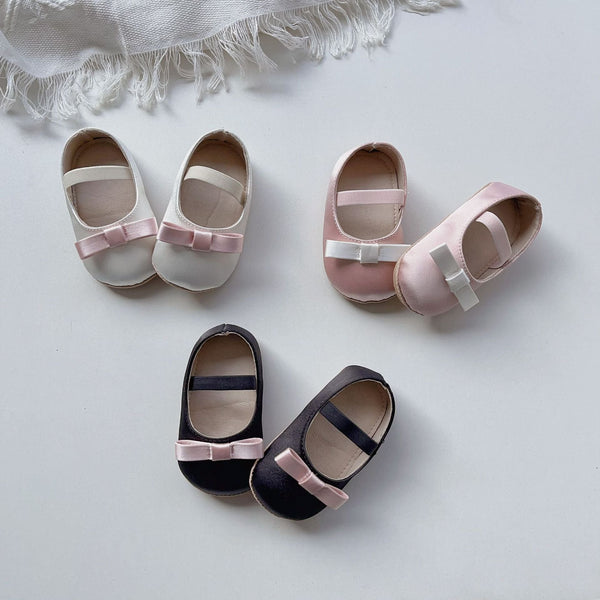 Baby Girl Cute Bow Toddler Soft-Sole Anti-Slip Walking Shoes