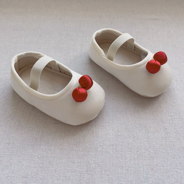 Vintage Design Cherry Toddler Anti-slip Walking Shoes