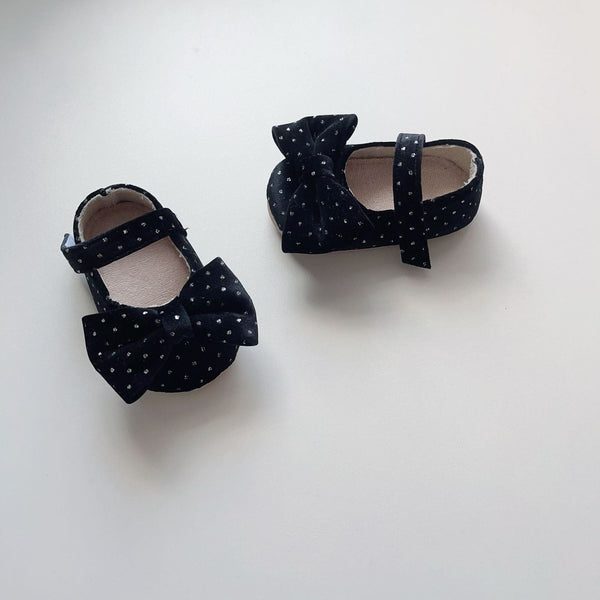 Vintage Design Dots Pattern Toddler  Anti-slip Walking Shoes