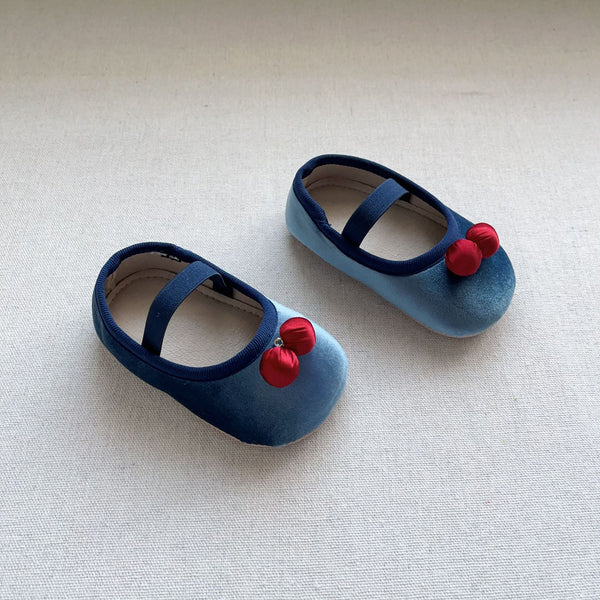 Vintage Design Cherry Toddler Anti-slip Walking Shoes