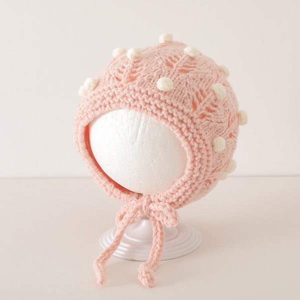Winter and Autumn Vintage Design Warm Balaclava for Baby: Sweet Cute Ear Protector Hat