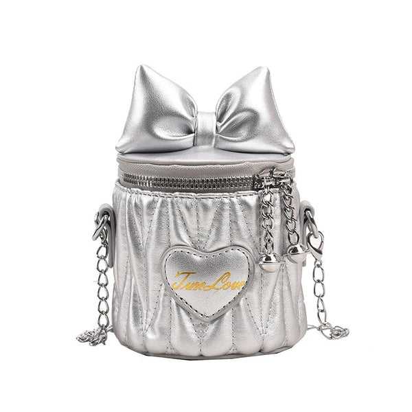 Kids' Zipper Bucket Crossbody Bag