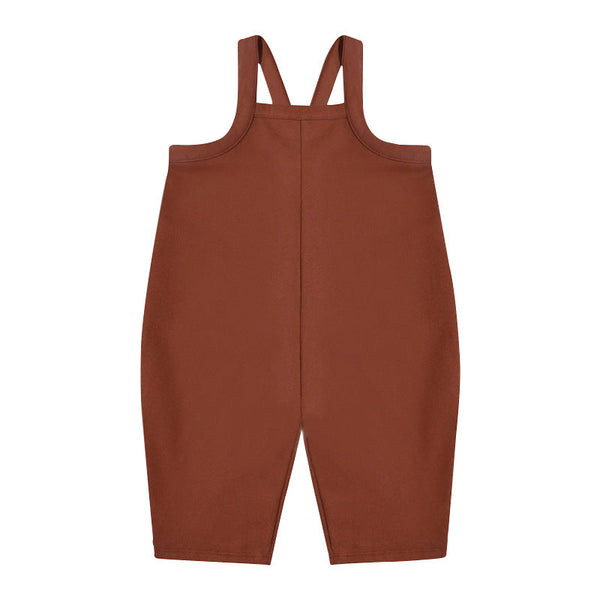 Solid Color Loose Comfy Romper