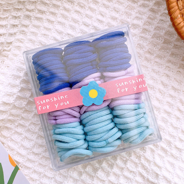 Solid Color Hairband 90-Piece Set