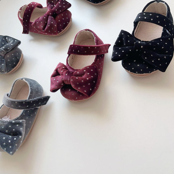 Vintage Design Dots Pattern Toddler  Anti-slip Walking Shoes