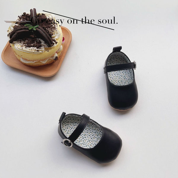 Baby Girl Solid Color Toddler Soft-Sole Anti-Slip Walking Shoes