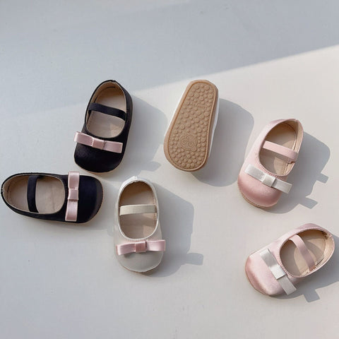 Baby Girl Cute Bow Toddler Soft-Sole Anti-Slip Walking Shoes