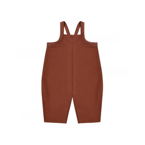 Solid Color Loose Comfy Romper