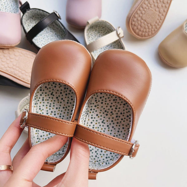 Baby Girl Solid Color Toddler Soft-Sole Anti-Slip Walking Shoes