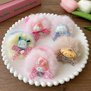 Cartoon Doll Rhinestone Bow Hairband