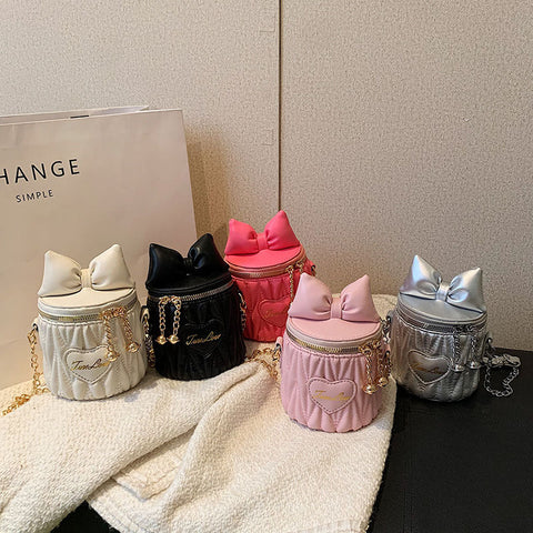 Kids' Zipper Bucket Crossbody Bag