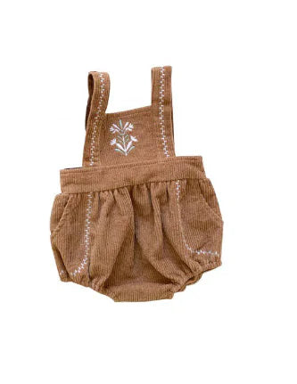 Cotton Cute Baby Girl Bodysuit with Bib Set